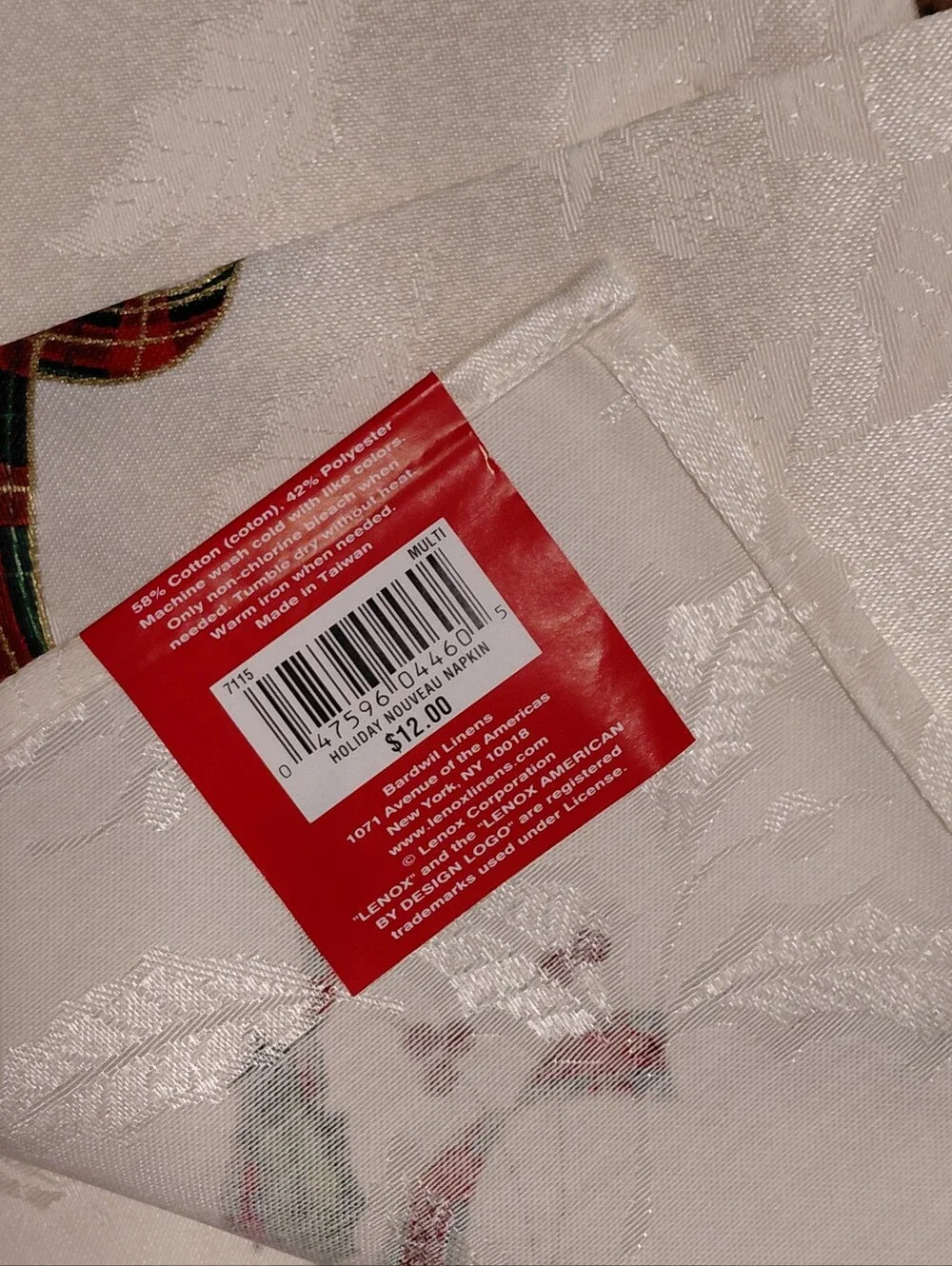 LENOX CLOTH NAPKINS